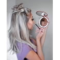 thumbnail image 4 of LED Lighted Travel Makeup Mirror with 1x/10x Magnification and Daylight LED, 4 of 5