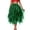 GN3, variant on QHFBli Women's Tulle Skirts High Low Layered Puffy Fairy Skirts Midi Length Irregular Tutu Skirt