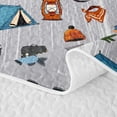 thumbnail image 5 of Erosebridal Jungle Bear Quilt Full, Natural Adventure Full Bedspread Sets, 3 Pieces 1 Coverlet and 2 Pillowcases, 5 of 7