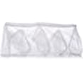 thumbnail image 3 of Whitmor Mesh Hosiery Wash Bag White 4-Compartment, 3 of 4