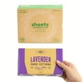 thumbnail image 2 of Sheets Laundry Club Bundle - 50 Pack (Up To 100 Loads) Fresh Linen Detergent Sheets & 40 Pack Lavender Dryer Sheets - New Liquidless Technology Travel Essential Cleaning Supplies, 2 of 4