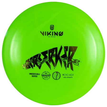 Viking Discs Berserker Disc Golf Driver - Beginner-Friendly Understable Distance Driver Disc Golf - Affordable Ground Plastic
