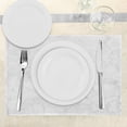 thumbnail image 3 of Ambesonne Marble Print Place Mats Set of 4, Abstract Stone Veins, Standard Size, Dust Grey, 3 of 6