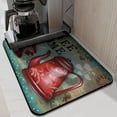 thumbnail image 2 of Coffee Mat, Coffee Pot Vintage Coffee Bar Mat for Countertop, Rubber Backed Dish Drying Mat for Counter, Absorbent Coffee Bar Accessories Fit Under Coffee Maker Espresso Me Machine 18x24in, 2 of 7