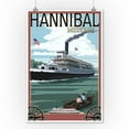 thumbnail image 2 of Hannibal, Missouri, Riverboat (9x12 Wall Art Print, Home Decor), 2 of 3