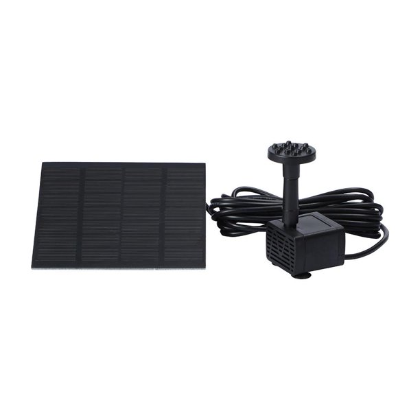 Solar Aquarium Wave Maker reemplazable con 6 boquillas portátil para jardín al aire libre