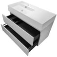 thumbnail image 4 of Nameeks Block-4018-W Block 40" Wall Mounted Single Basin Vanity Set - White, 4 of 7