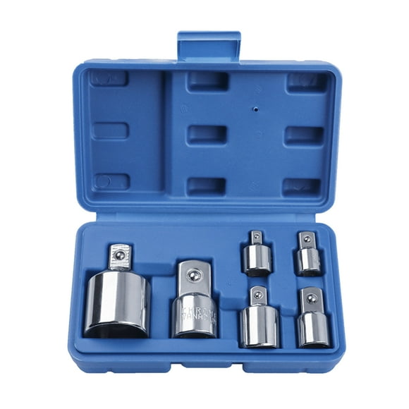 6Pcs Set Conversion Sleeve Impact Socket Converter Universal Joint Socket Adapter Impact Driver Conversions Impact