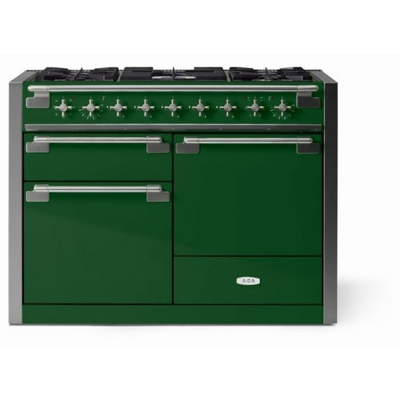 Aga Ael481df Elise Series 48" Wide 6 Cu. Ft. Free Standing Dual Fuel Range - Cornwall