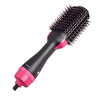 blow dryer straightener brush