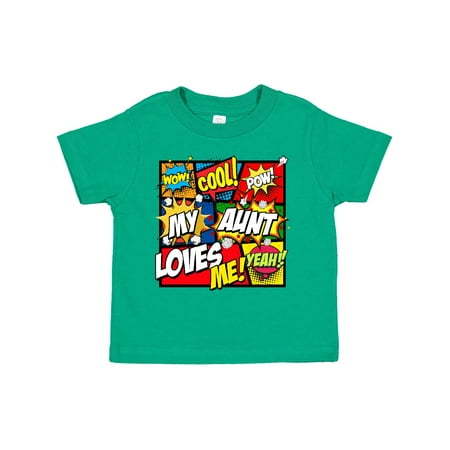 

Inktastic My Aunt Love Me Gift Toddler Boy or Toddler Girl T-Shirt