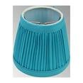 thumbnail image 2 of Renovators Supply Blue Lamp Shade 4-inch Fabric Clip-On Traditional Style Shades, 2 of 7