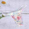 thumbnail image 5 of Clearance Sale 2025 Plus Size Intimates for Women for casual, Women Printed Sexy Underpants Comfort Low Rise Soft T Back G String Panties, Comfortable underwear for women, 5 of 5