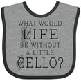 thumbnail image 3 of Inktastic Cellist Music Gift for Cello Player Boys or Girls Baby Bib, 3 of 4