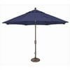 Simply Shade Catalina Octagon Push Button Tilt Umbrella in Bronze/Blue Sky