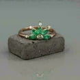 thumbnail image 3 of 2Ct Marquise Cut Simulated Green Emerald Women's Gift Engagement Ring 14K Rose Gold Plated, 3 of 4