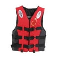 thumbnail image 3 of Chaleco Ajustable Para Natación, Pesca, Wakeboard, Deriva, XXXL, Color Rojo, 3 of 9