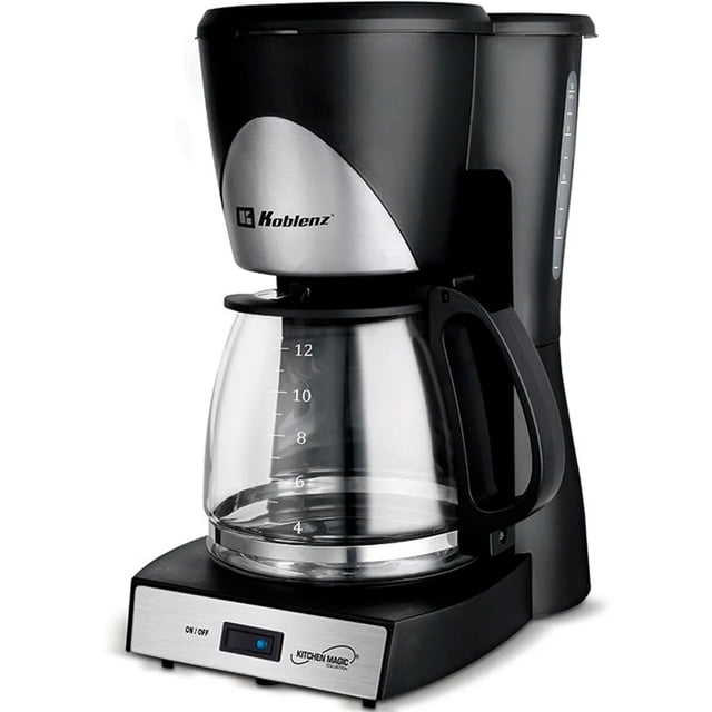 Cafetera KOBLENZ CKM-212 IN 12Tazas Negro 00-0601-00-5