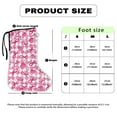 thumbnail image 6 of Jiueut Breast Cancer Leg Cast Covers Pink Ribbon Foot Cast Covers for Shower Adult Size M Waterproof Foot Cast Cover for Shower Adult Decorative Leg Plaster Cover, 6 of 7