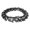 Black 8.26 inches, variant on Gothic Punk Bracelet Titanium Dragon Scale Bangle Black 8.26 inches