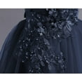 thumbnail image 4 of Princess Long Dresses Girls Applique Prom Gowns Luxury Wedding Birthday Party, 4 of 6