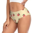 thumbnail image 2 of Balery Strawberries Ropa Interior de Algodón para Mujer con Dibujo – Braguitas Cómodas y Elásticas, Estilo Clásico-3X-Large, 2 of 6