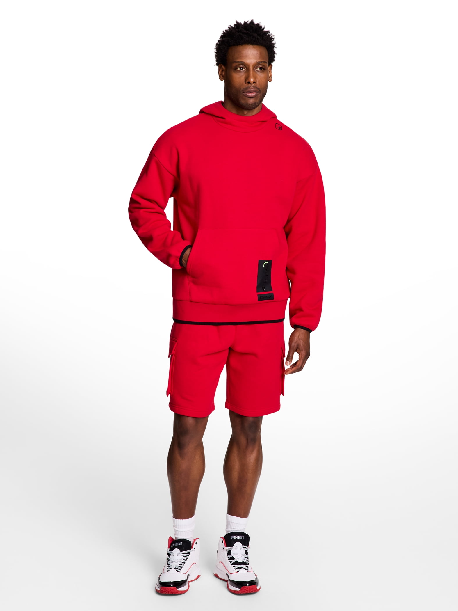 AND1 Men's and Big Men's Ultimate Pullover Hoodie Sweatshirt, Sizes S-5XL