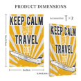 thumbnail image 5 of Kll Keep Calm And Travel On Wall Plate,Gloss Finish,Standard Size 1 - 5" X 3", Polycarbonate Thermoplastic,Electric Receptacle Plug Covers, 5 of 8