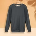 thumbnail image 4 of WEAIXIMIUNG Chandails en Molleton d'Automne pour Femmes Mode 2024 Chandails en Molleton Unis Automne et Hiver Chauds en Laine d'Agneau Col Rond Manches Longues, 4 of 8