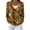 Ginger, variant on Women's Festive Long Sleeve Christmas Snowman Snowflake Print Jacket Cardigan, Holiday Themed Cozy Outerwear for Seasonal Joy and Warmth,Army Green L