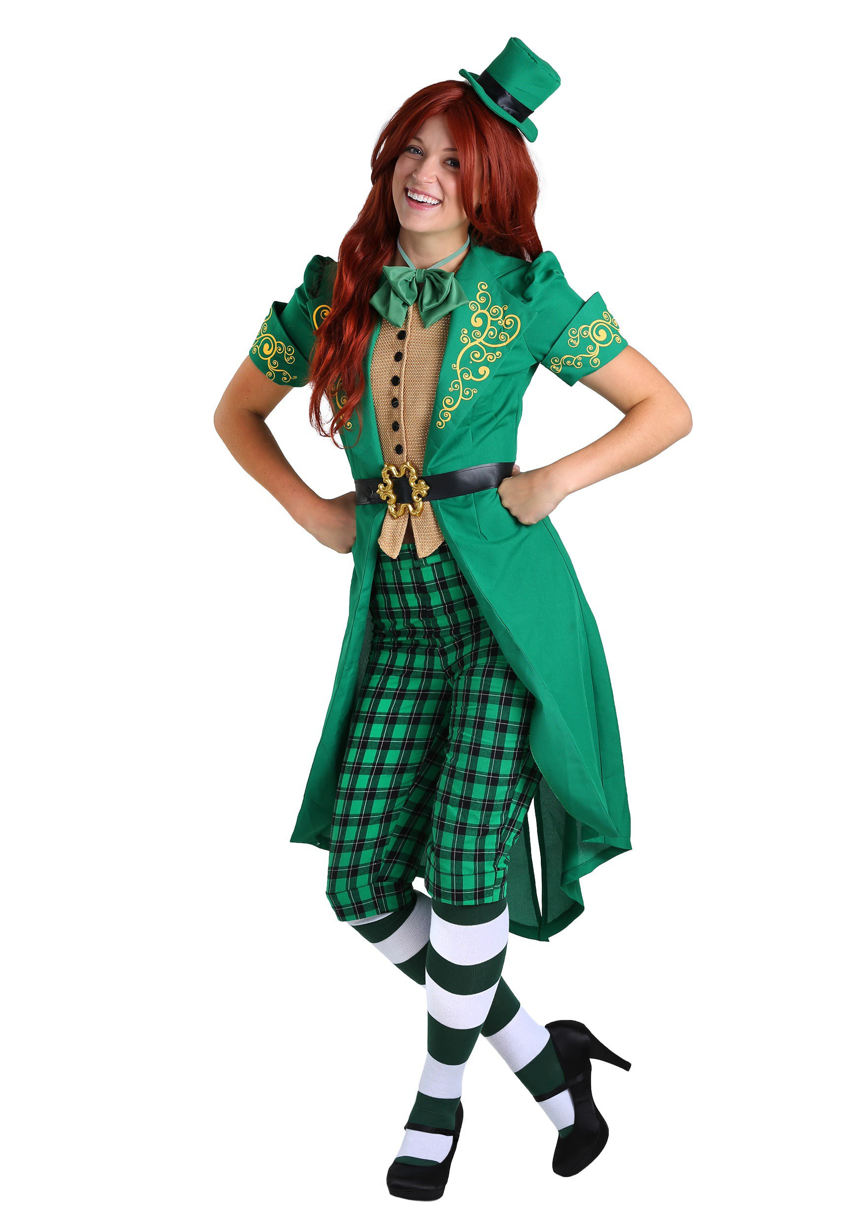 Girl's Charming Leprechaun Costume.