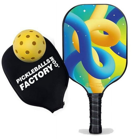 Pickleball Factory PB00061-8-C Pro Pickleball Paddle - Hyun Aya Best Pickleball Paddle for Beginners, Top 5 Pickleball Paddles, Carbonfiber Graphite