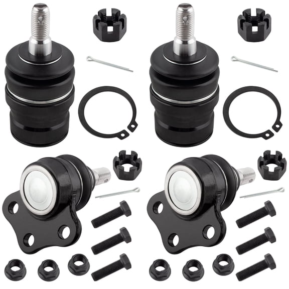 BOXI 4pcs Front Upper & Lower Ball Joints Fit for Dodge Dakota 1997 1998 1999 4WD / Durango 1999 4WD / Durango 1998 | K7242 K7267
