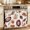 Orange Brown, variant on Fall Maple Leaf Football Oven Skirt Curtain 27"Wx20"L, Waterproof Ruffled Stove Cover Skirt with 8 Ribbon Ties, Autumn Farmhouse Vintage Decorative Oven Door Curtain for Kitchen Dishwasher Cabinet
