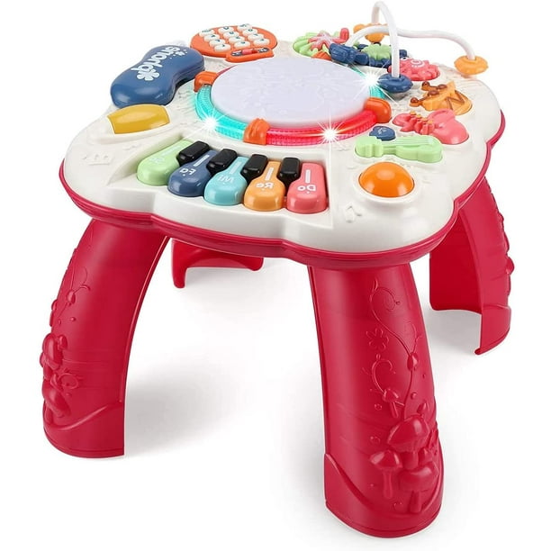 THISMY Learn and Groove Table Musicale pour Bébé Jouets 6 à 12