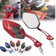 thumbnail image 3 of Riwcyla Motorcycle Rearview Mirror Universal Wide Angle Rear View Mirrors Fire Pattern Support 360° Rotation Safety Mirror for Motorcycle Bike ATV Dirt Bike, 3 of 6