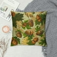 thumbnail image 2 of Chilfamy  Autumn Fall Acorns Throw Pillow Covers for Farmhouse Green Cute Throw Pillows Fall Decor Short Plush Cushion,Autumn Fall Acorns Green，Multi-Size, 2 of 5