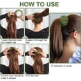thumbnail image 4 of Pinza Mágica para el Cabello con Forma de Pájaro: Accesorio Expandible Hacer Moños Mujeres, Soporte Caballo, Moño Brillante, 4 of 5