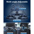 thumbnail image 4 of Ventilador para auto xuenair de doble enfriamiento USB, 3 velocidades ajustables, 4 of 9