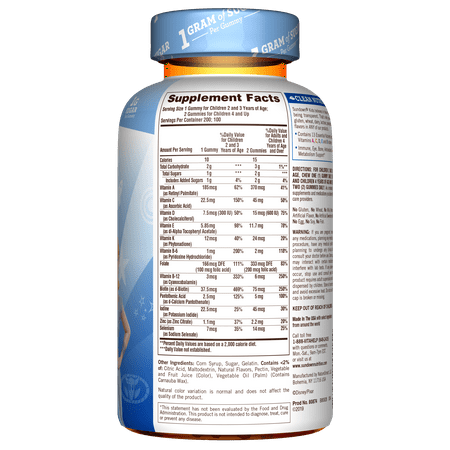 Sundown Kids Disney Pixar Toy Story 4 Complete Multivitamin Gummies, 200ct