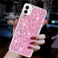 thumbnail image 2 of for Samsung Galaxy A05 Glitter Case, Cute Bling Sparkle Shiny Slim Soft Silicone Reflective Clear TPU Bumper Women Girls Shockproof Protective Phone Case for Samsung Galaxy A05, Pink, 2 of 5