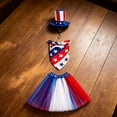 thumbnail image 6 of Nkmbld Independence Day Porch Goose Outfits 4th of July Goose Clothes Fits 23" Cement Plastic Goose Statue for Outdoor Lawn Garden Yard Patio Decoration, 6 of 7