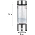 thumbnail image 4 of Hydrogen Water Bottle, Portable Hydrogen-Rich Water Glass Rechargeable ion Water Generator Hydrogen-Rich Water Cup Generator for Home Travel grey(800-, 4 of 4