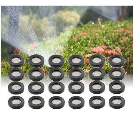 

Sufanic 24X 3/4 Garden Hose Washer Fill Hose Gasket Filter Net Screen Nozzle Sprinkler