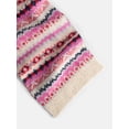thumbnail image 3 of Free Assembly Women’s Fair Isle Wool Blend Scarf, Oatmeal Heather, 3 of 4