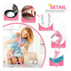 thumbnail image 2 of Kit De Juguetes Rosa Para Perros: Antiestrés + Interactivos Xtellar rosa, 2 of 4
