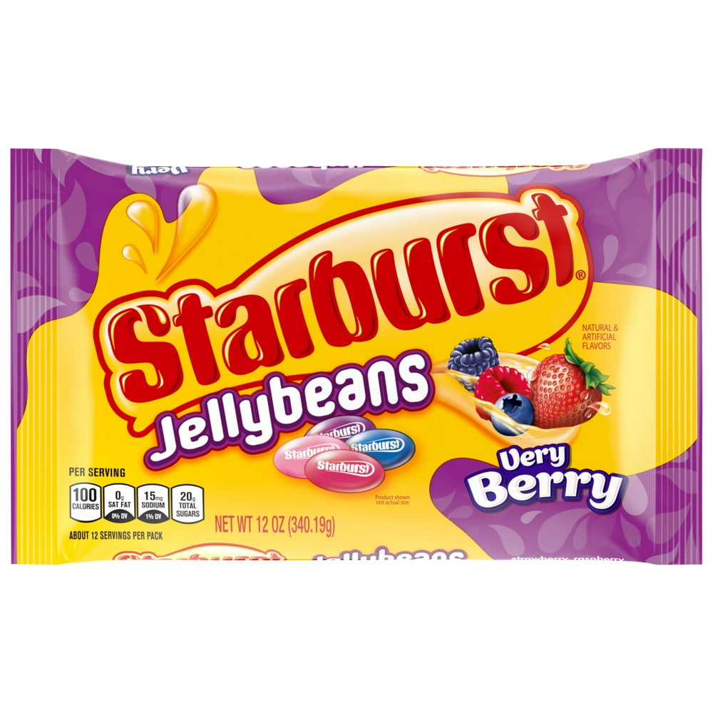 STARBURST Very Berry Jelly Beans Fruity Easter Candy 12 oz. Walmart