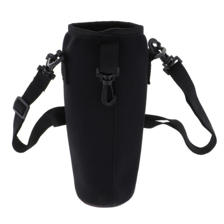 Water Bottle Tumbler Carrier Bag Protective Pouch with Adjustable Shoulder Strap for Stainless Steel, Glass, or Bottles, Size: As described, Other