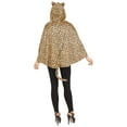 thumbnail image 2 of Womens Leopard Poncho, 2 of 2