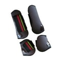 thumbnail image 1 of jinwen 4 Pieces Horse Tendon Boots Wraps for Cross Country Riding Sessions Training Brown, 1 of 9
